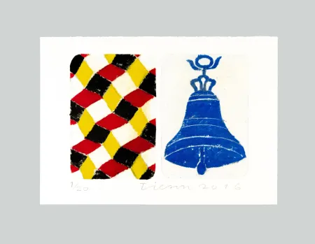 カーボランダム Tilson - The Stones of Venice. La campana di San Marco Calle dei Fabbri, Diptych