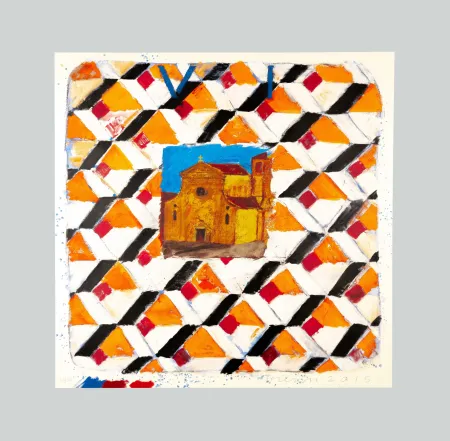 シルクスクリーン Tilson - The Stones of Venice. San Zan Degolà