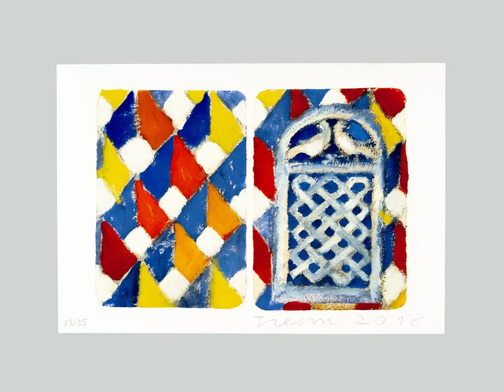 カーボランダム Tilson - The Stones of Venice. Sant'Alipio. Diptych