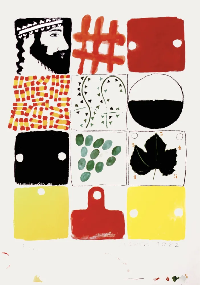 リトグラフ Tilson - Untitled