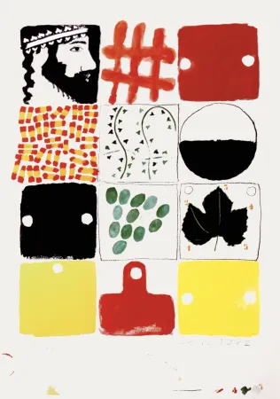 リトグラフ Tilson - Untitled