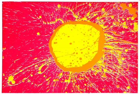 リトグラフ Ting - Good Morning (rouge)