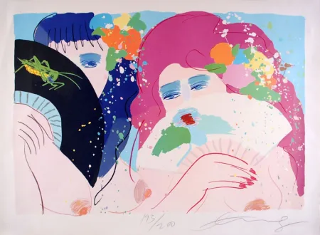 リトグラフ Ting - Hidden Smiles