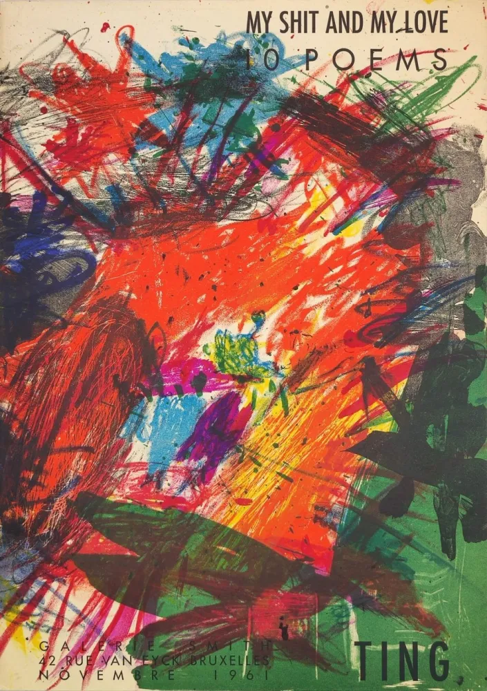 挿絵入り本 Ting - My Shit and my love. 10 Poems. 