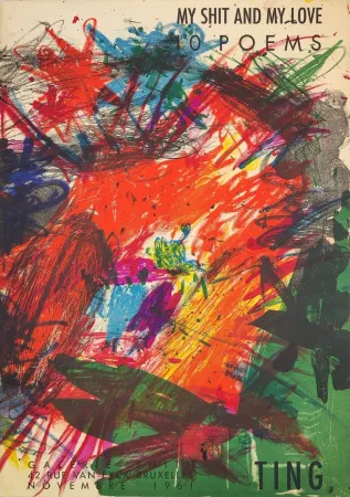 挿絵入り本 Ting - My Shit and my love. 10 Poems. 