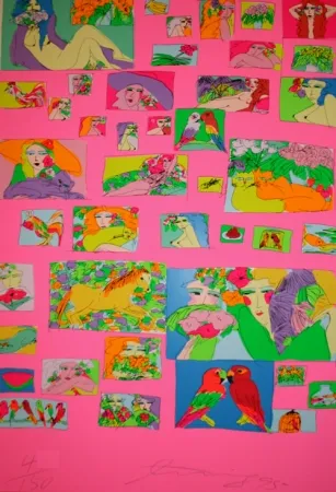 シルクスクリーン Ting - PINK 