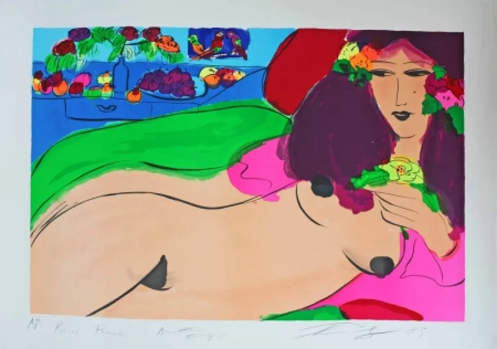 リトグラフ Ting - Sans titre