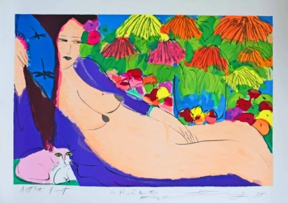 リトグラフ Ting - Sans titre