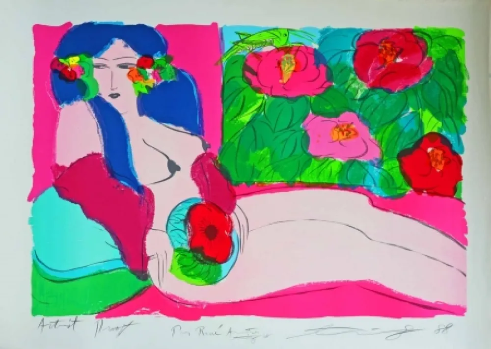 リトグラフ Ting - Sans titre