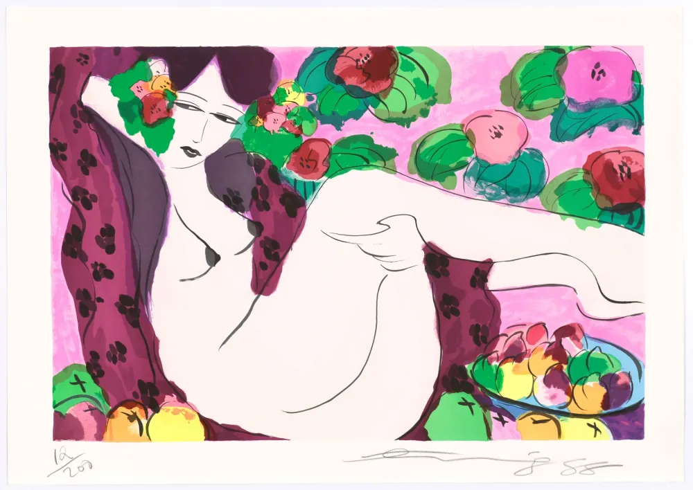 リトグラフ Ting - Spotted blanket 