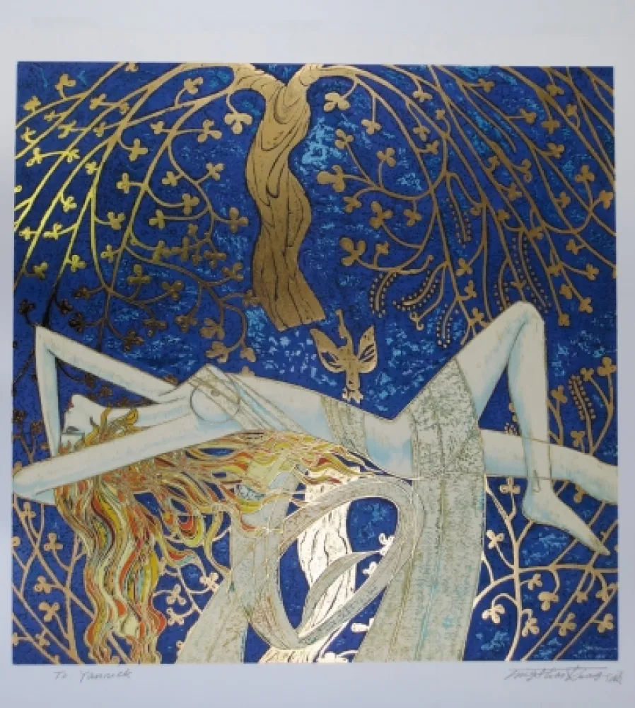 リトグラフ Ting - Tree of life