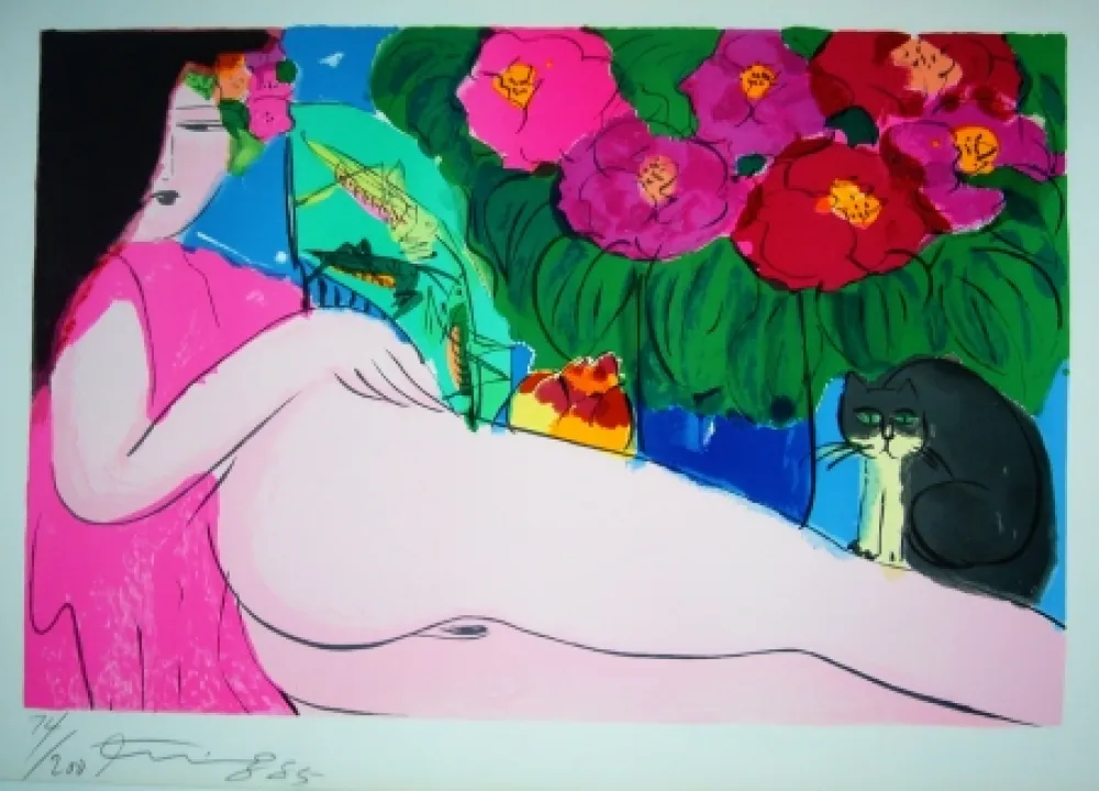 リトグラフ Ting - Woman 13