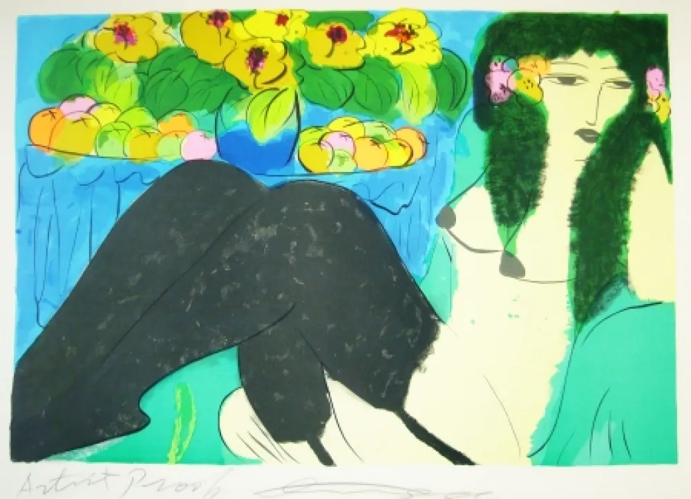 リトグラフ Ting - Woman 17