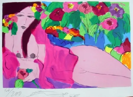 リトグラフ Ting - Woman 2