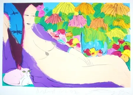 リトグラフ Ting - Woman 21