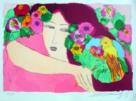 リトグラフ Ting - Woman 5