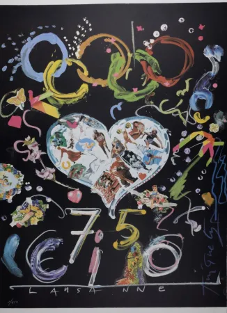 リトグラフ Tinguely - Composition