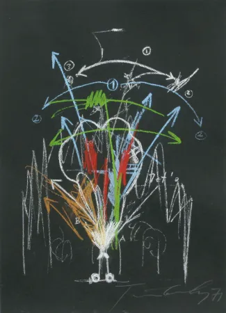 シルクスクリーン Tinguely - La vittoria