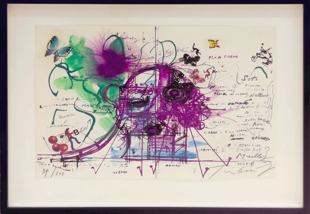 多数の Tinguely - Le Monstre dans la forêt (Hommage à Yves Klein) 