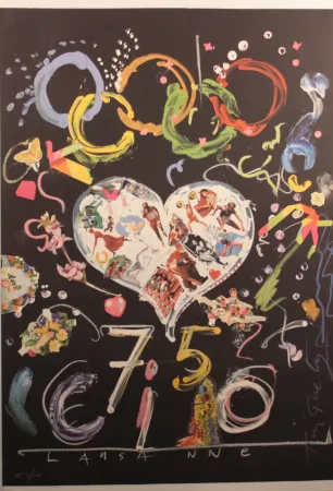 リトグラフ Tinguely - Olympic centennial