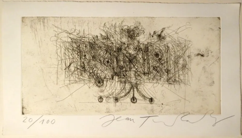 挿絵入り本 Tinguely - Tinguely par Tinguely