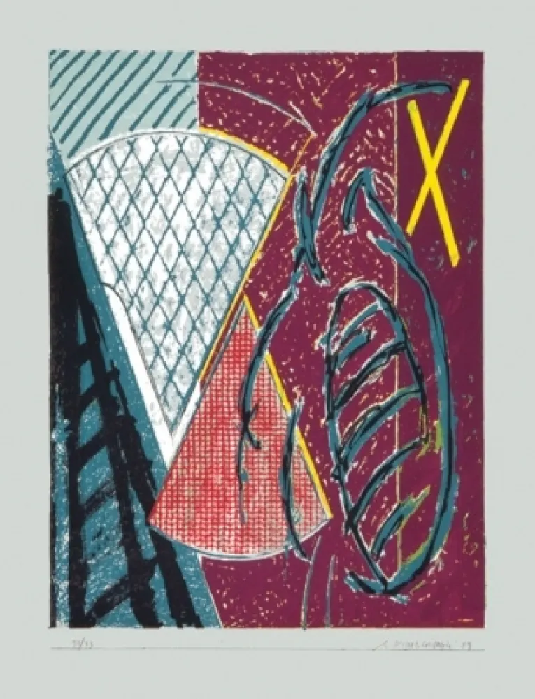 シルクスクリーン Titus Carmel - Armorial IV