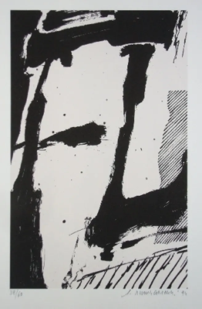 シルクスクリーン Titus Carmel - Cairn