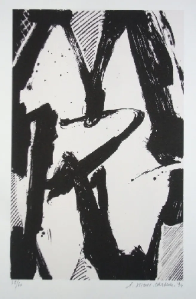 シルクスクリーン Titus Carmel - Cairn