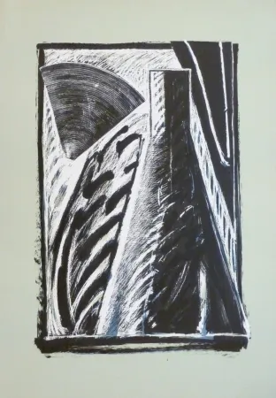 リトグラフ Titus Carmel - Composition