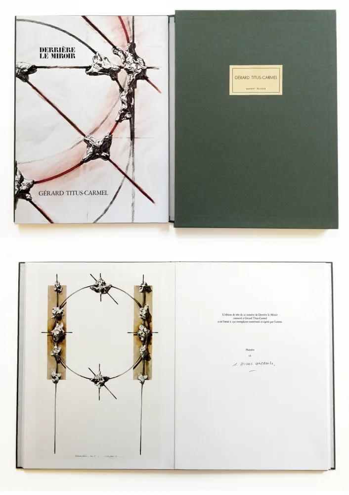 挿絵入り本 Titus Carmel - Derrière le Miroir n° 243. GÉRARD TITUS-CARMEL (Janvier 1981). TIRAGE DE LUXE SIGNÉ.