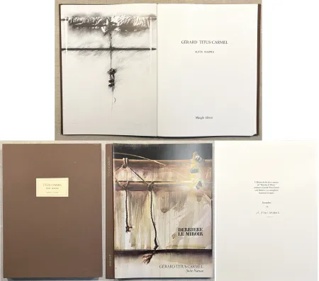 挿絵入り本 Titus Carmel - Derrière le Miroir n°230. TITUS-CARMEL, SUITE NARWA. Octobre 1978. TIRAGE DE LUXE SIGNÉ PAR L'ARTISTE.