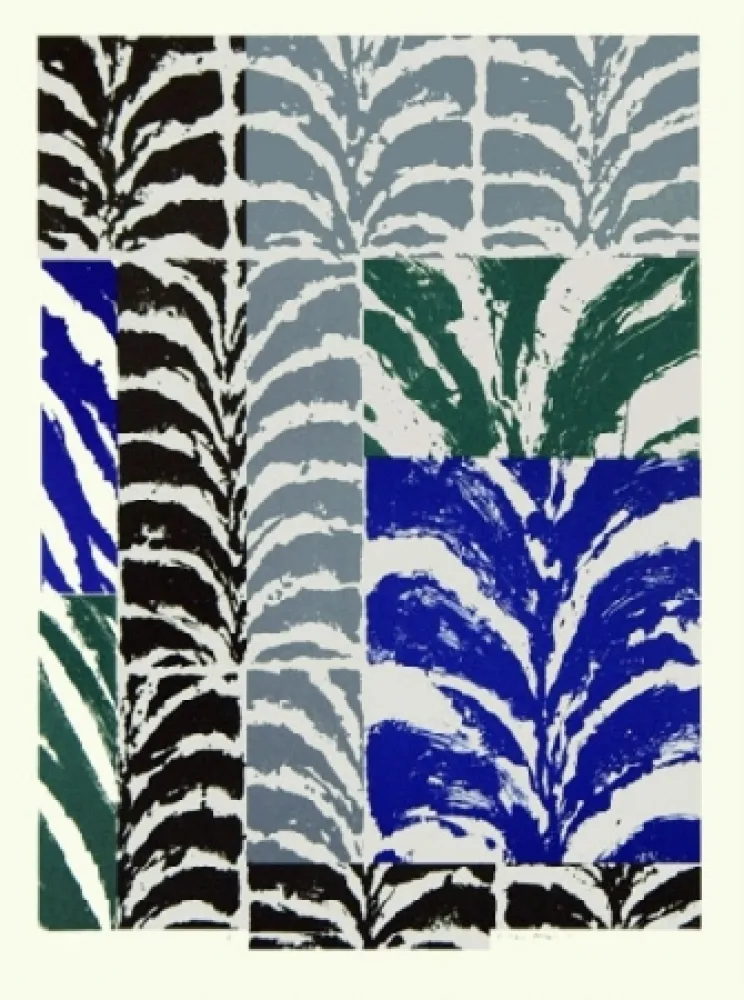 リトグラフ Titus Carmel - Feuillée II