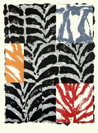 リトグラフ Titus Carmel - Feuillée III