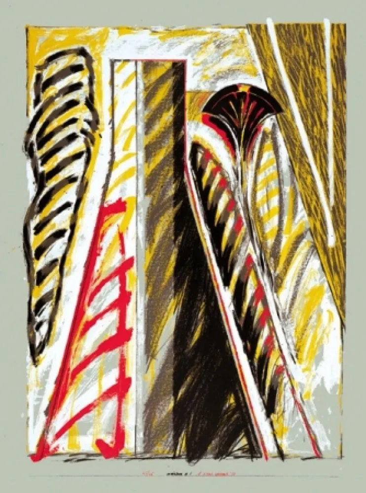 リトグラフ Titus Carmel - Interieur