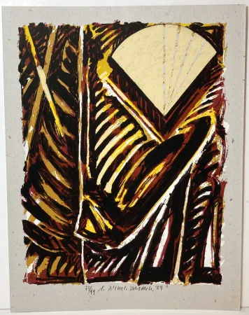 リトグラフ Titus Carmel - Lithographie signée et numérotée