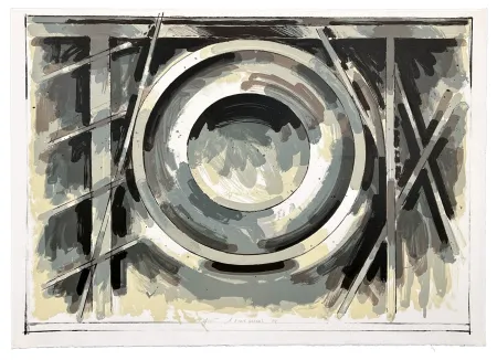 リトグラフ Titus Carmel - Sans titre 1