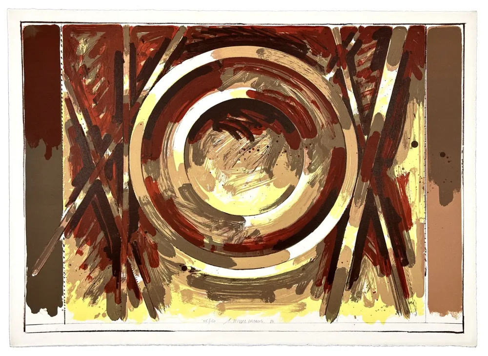 リトグラフ Titus Carmel - Sans titre 2