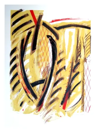 リトグラフ Titus Carmel - Tournant de l'hiver