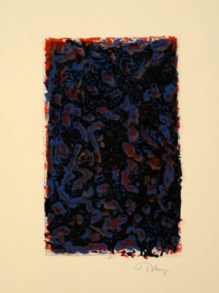 リトグラフ Tobey - Komposition