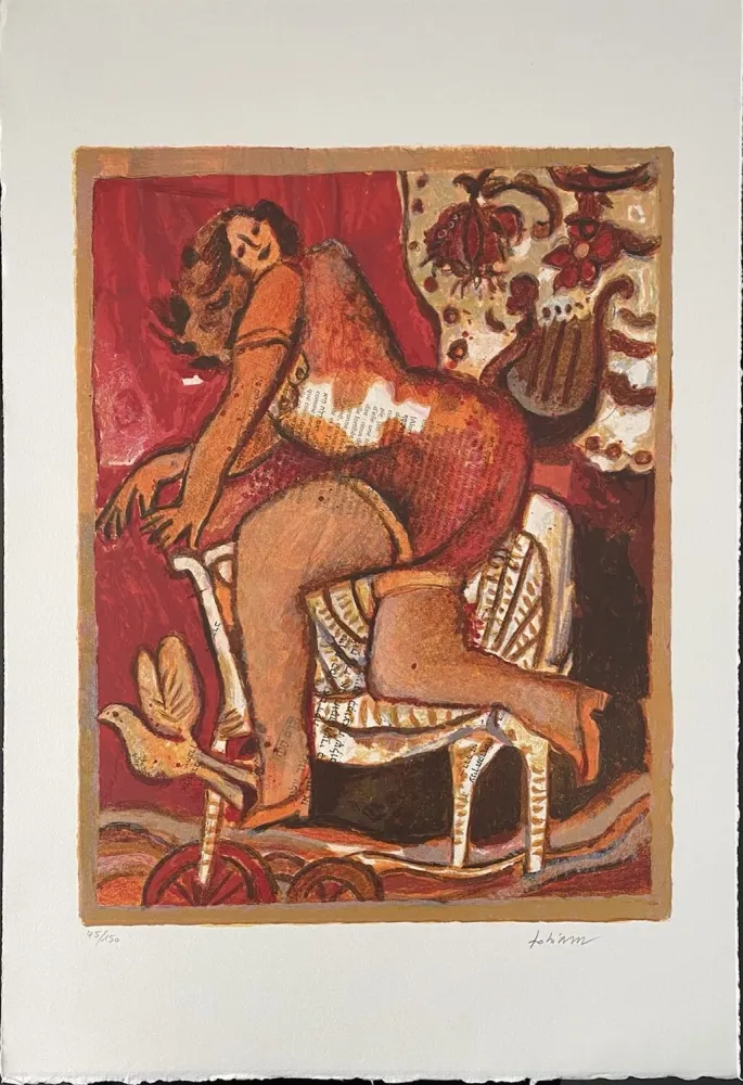 リトグラフ Tobiasse - Cantiques des Cantiques