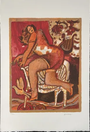 リトグラフ Tobiasse - Cantiques des Cantiques