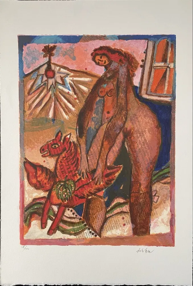 リトグラフ Tobiasse - Cantiques des Cantiques