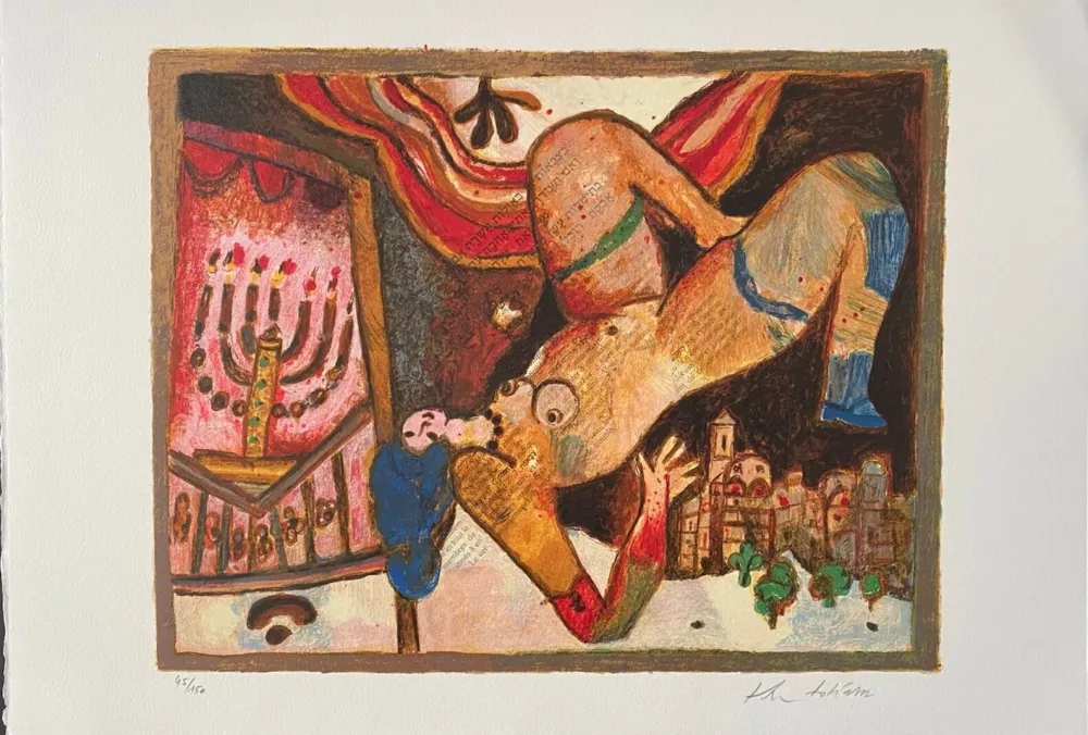 リトグラフ Tobiasse - Cantiques des Cantiques