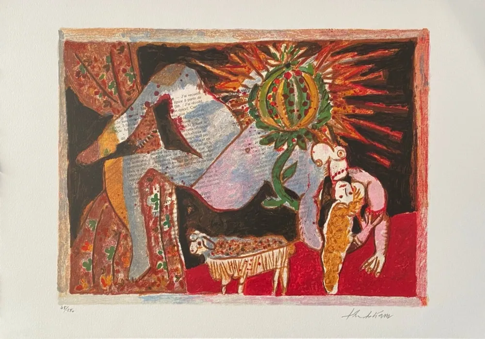 リトグラフ Tobiasse - Cantiques des Cantiques