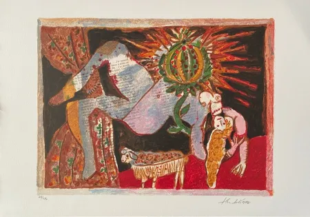 リトグラフ Tobiasse - Cantiques des Cantiques