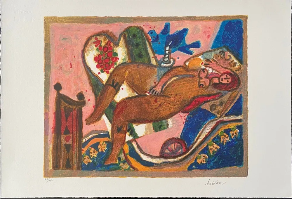 リトグラフ Tobiasse - Cantiques des Cantiques