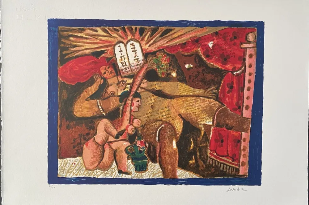 リトグラフ Tobiasse - Cantiques des Cantiques