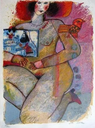 リトグラフ Tobiasse - Composition