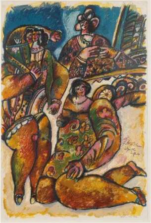 リトグラフ Tobiasse - Fenêtres d'amour, labyrinthes infinis