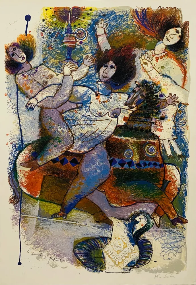 リトグラフ Tobiasse - La Lumière du Prophète